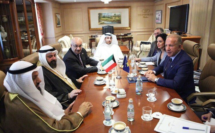 Prita në takim Grupin Parlamentar të Miqësisë nga Kuvajti, i kryesuar nga Waleed Al-Tabtabae