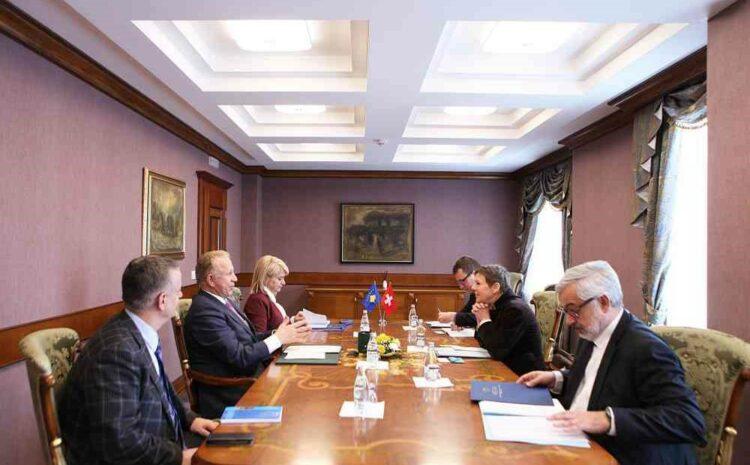 Gjatë takimit që kisha me ish-Presidenten e Zvicrës, Micheline Calmy Rey