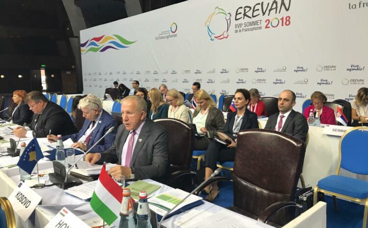 Takime me disa homologë në Samitin e Frankofonisë, mbështetje e fuqishme për Kosovën