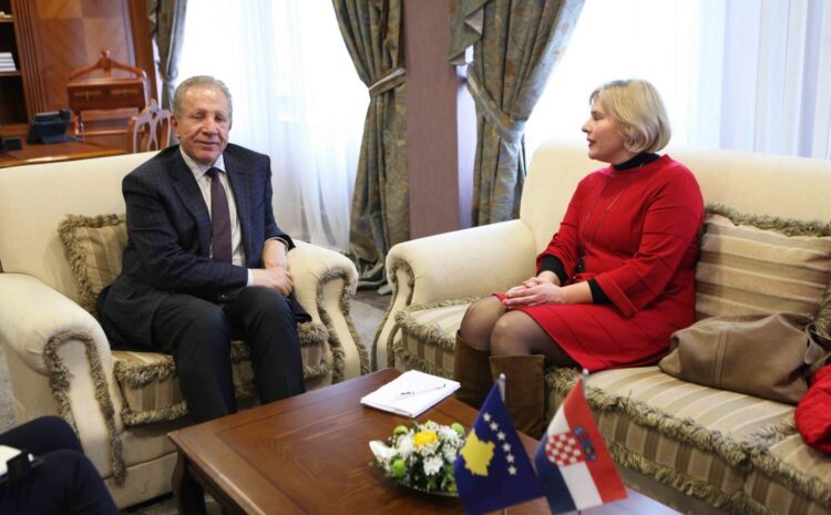Prita në takim ambasadoren kroate në Prishtinë, Marija Kapitanović 
