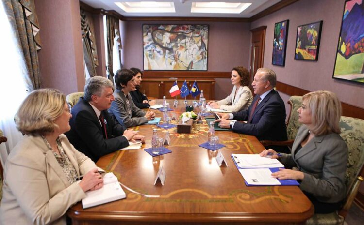 Takim me drejtoreshën e Departamentit për Evropën Kontinentale të MPJ-së së Francës, Florence Mangin