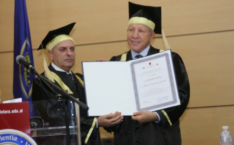 “Doctor Honoris Causa” nga Universiteti i Vlorës “Ismail Qemali”