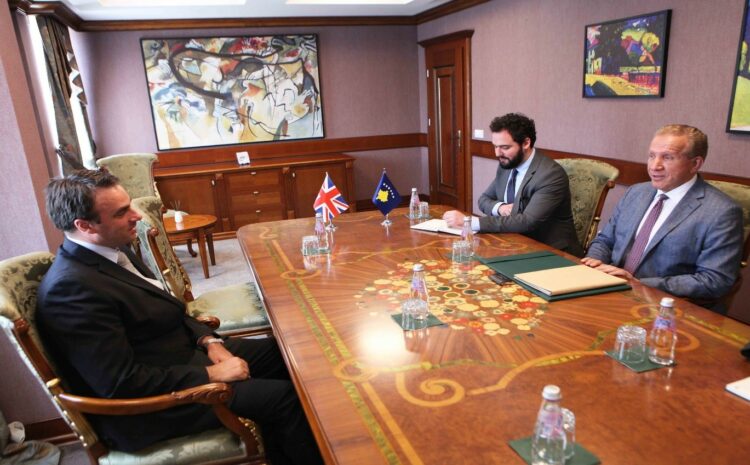 Takimi me Ambasadorin Britanik z.Ruari O’Connell