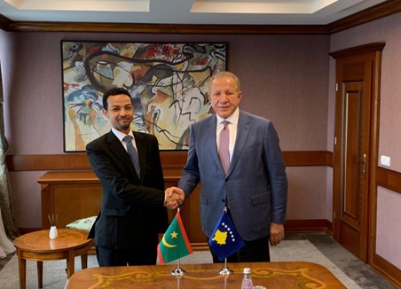 Takim me Ambasadorin e Mauritanisë, Hamed Sidi Mohamed