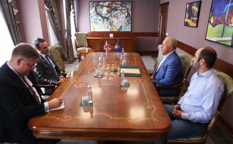 Në takim lamtumirës, prita ambasadorin e Mbretërisë së Bashkuar në Kosovë, Ruairi O’Connell