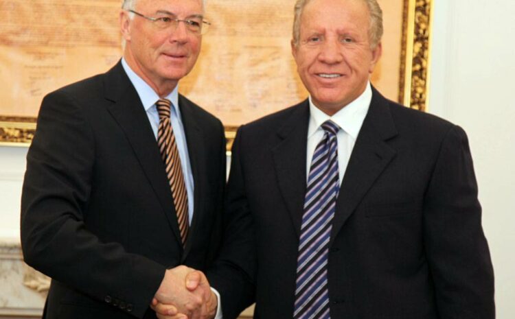 Presidenti Pacolli priti legjendën e futbollit Franc Beckenbauer