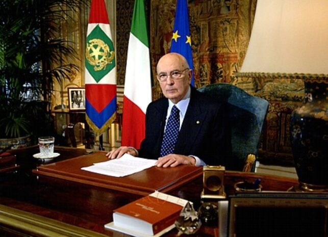 Presidenti i Italisë, Giorgio Napolitano uroi Presidentin Behgjet Pacolli