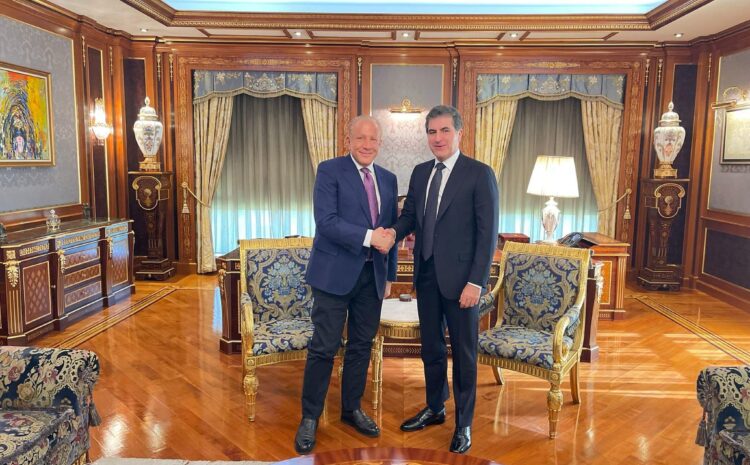 Ish-Presidenti i Kosovës, Behgjet Pacolli, takim miqësor në Erbil me Presidentin e Kurdistanit, Nechirvan Barzani
